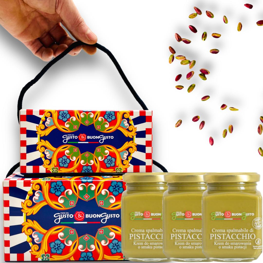 Zestaw- krem pistacjowy 200g - Sycylia